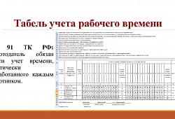 Расшифровка обозначений в табеле учета рабочего времени